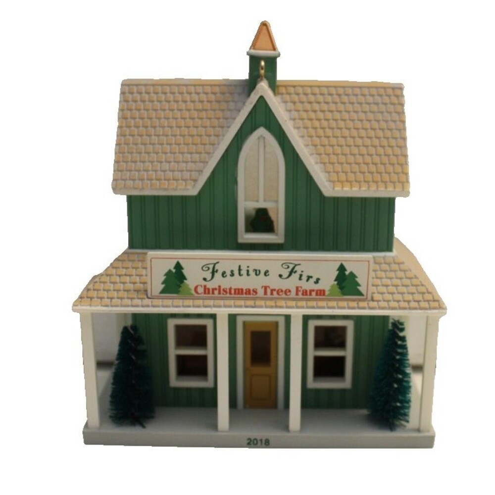 Hallmark Keepsake Festive Firs Christmas Tree Farm Ornament 2018